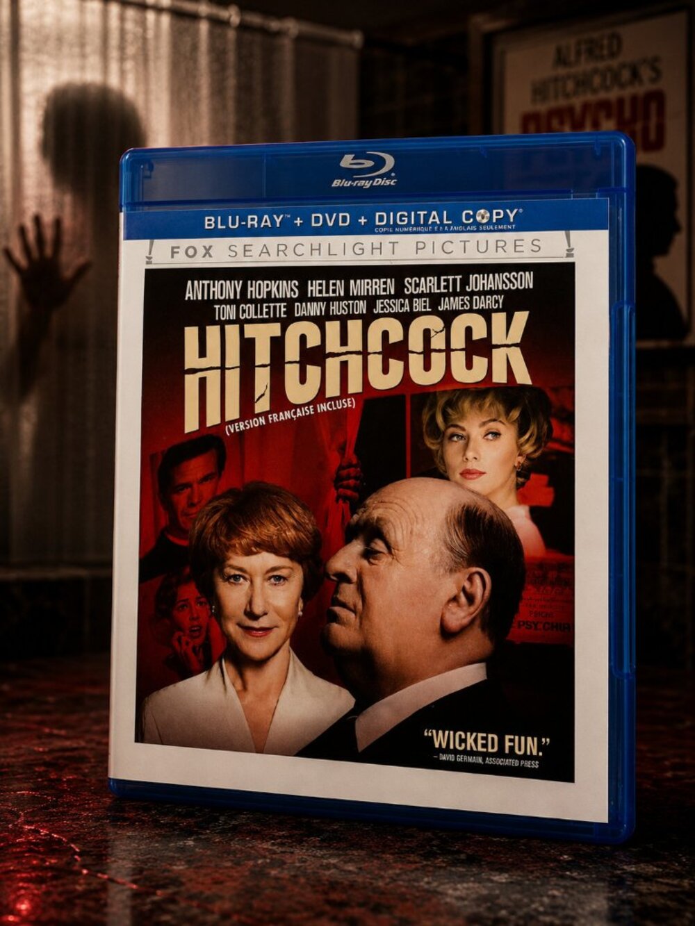 Hitchcock (Blu-ray/DVD, Region A/1) Very Good condition!